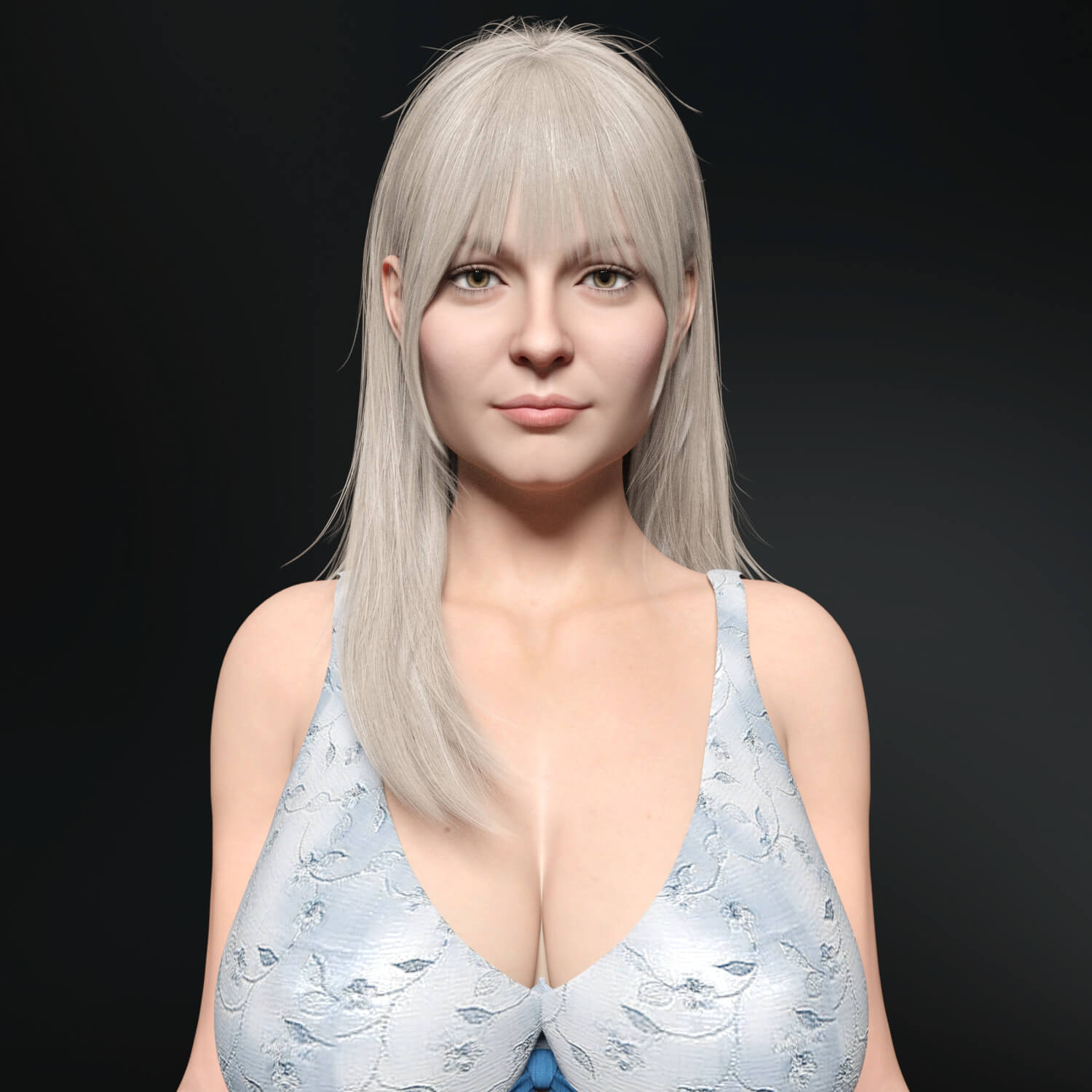 Serenna 3D Render, Digital Artwork by Raizel3D