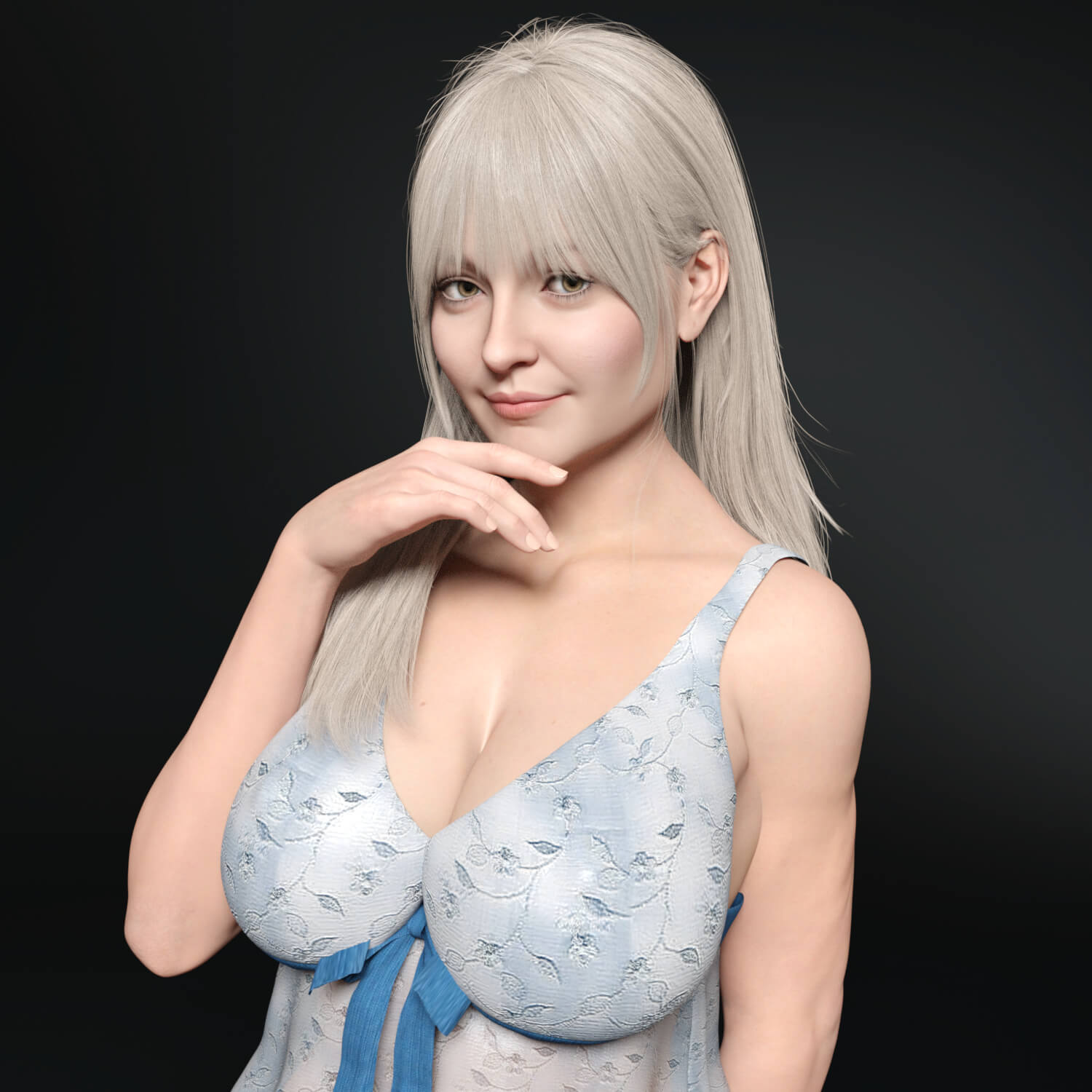Serenna 3D Render, Digital Artwork by Raizel3D