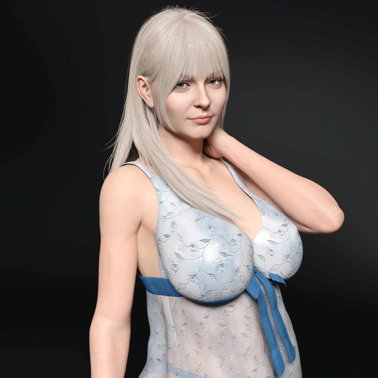 Serenna 3D Render, Digital Artwork by Raizel3D