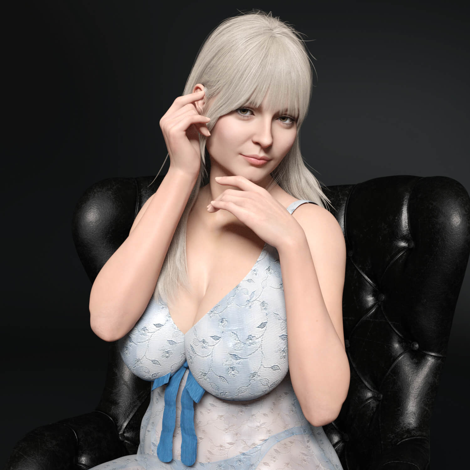 Serenna 3D Render, Digital Artwork by Raizel3D