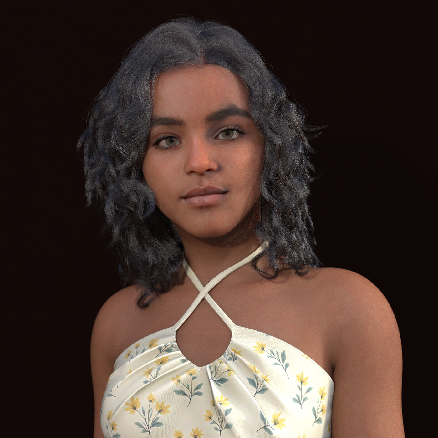 RS Carla - African Teen Genesis 9 Realistic Girl Daz Content
