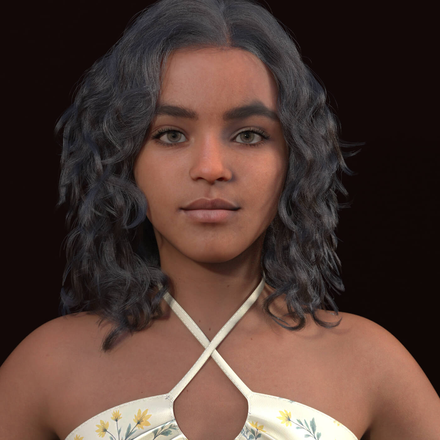 RS Carla - African Teen Genesis 9 Realistic Girl Daz Content