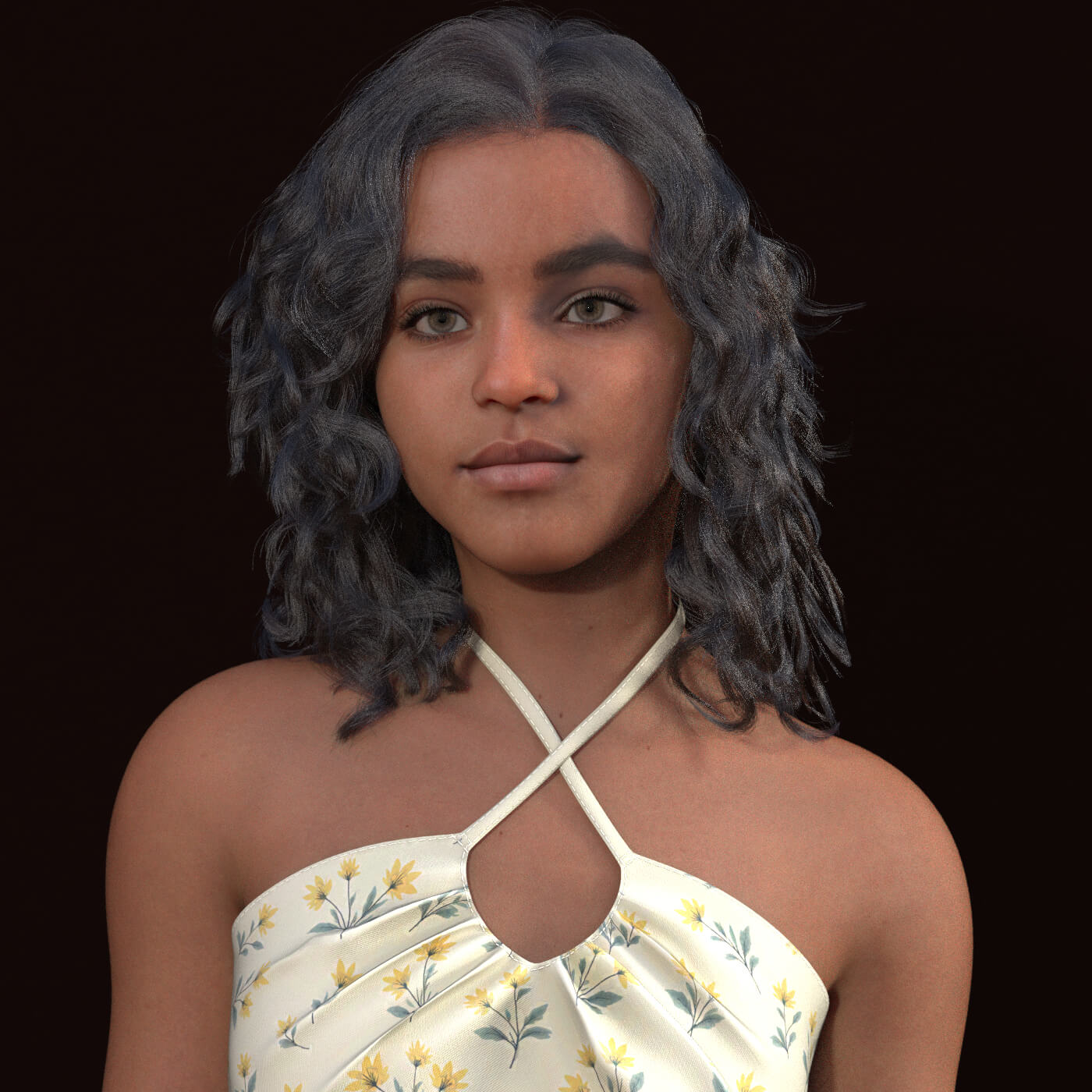 RS Carla - African Teen Genesis 9 Realistic Girl Daz Content