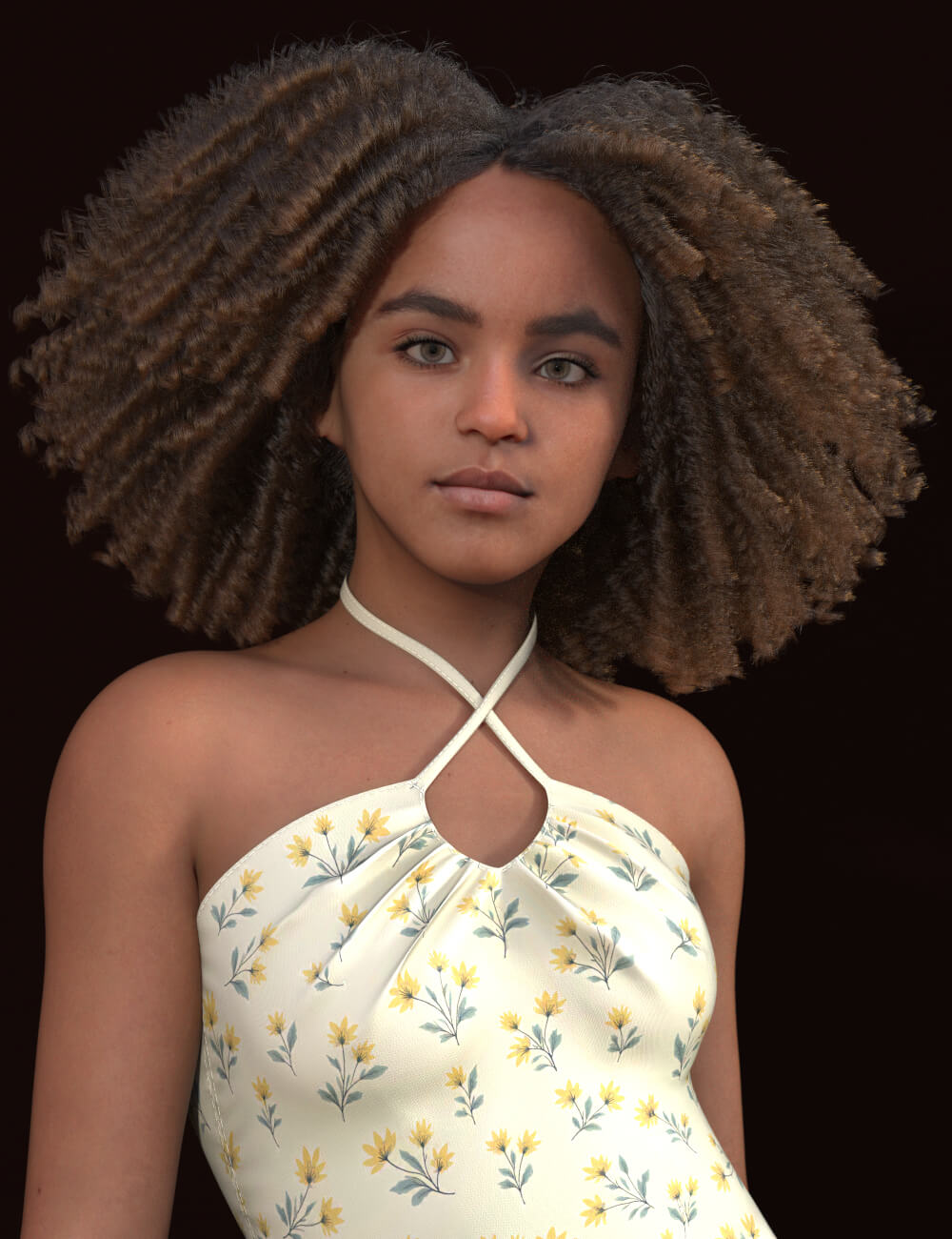 RS Carla - African Teen Genesis 9 Realistic Girl Daz Content