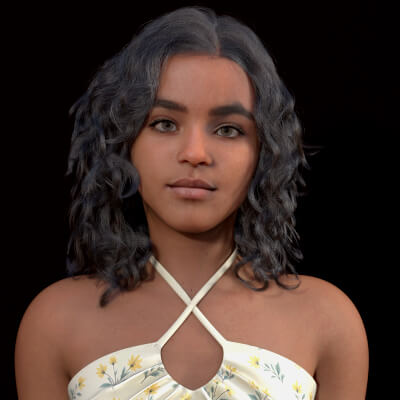 RS Carla - African Teen Genesis 9 Realistic Girl
