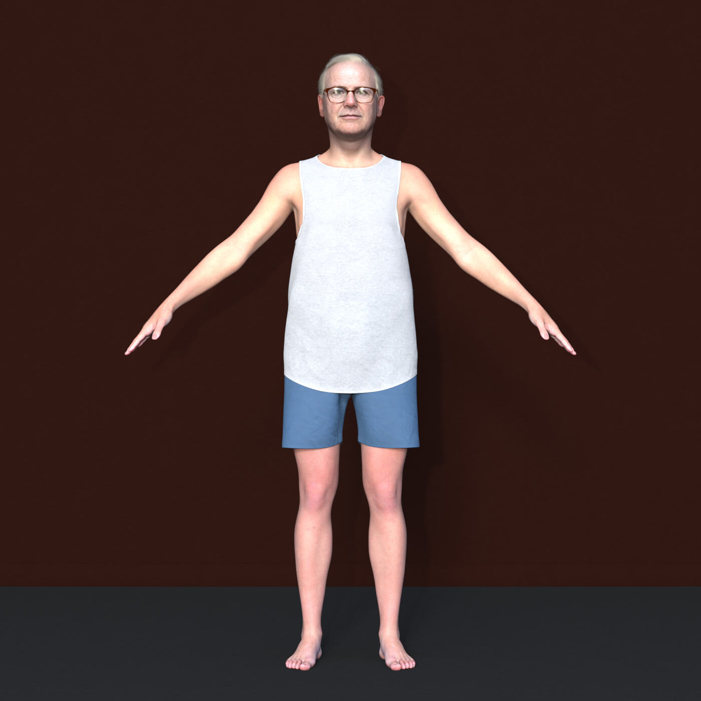 RS John - Old Age Genesis 9 Grandpa Realistic Male Daz Content