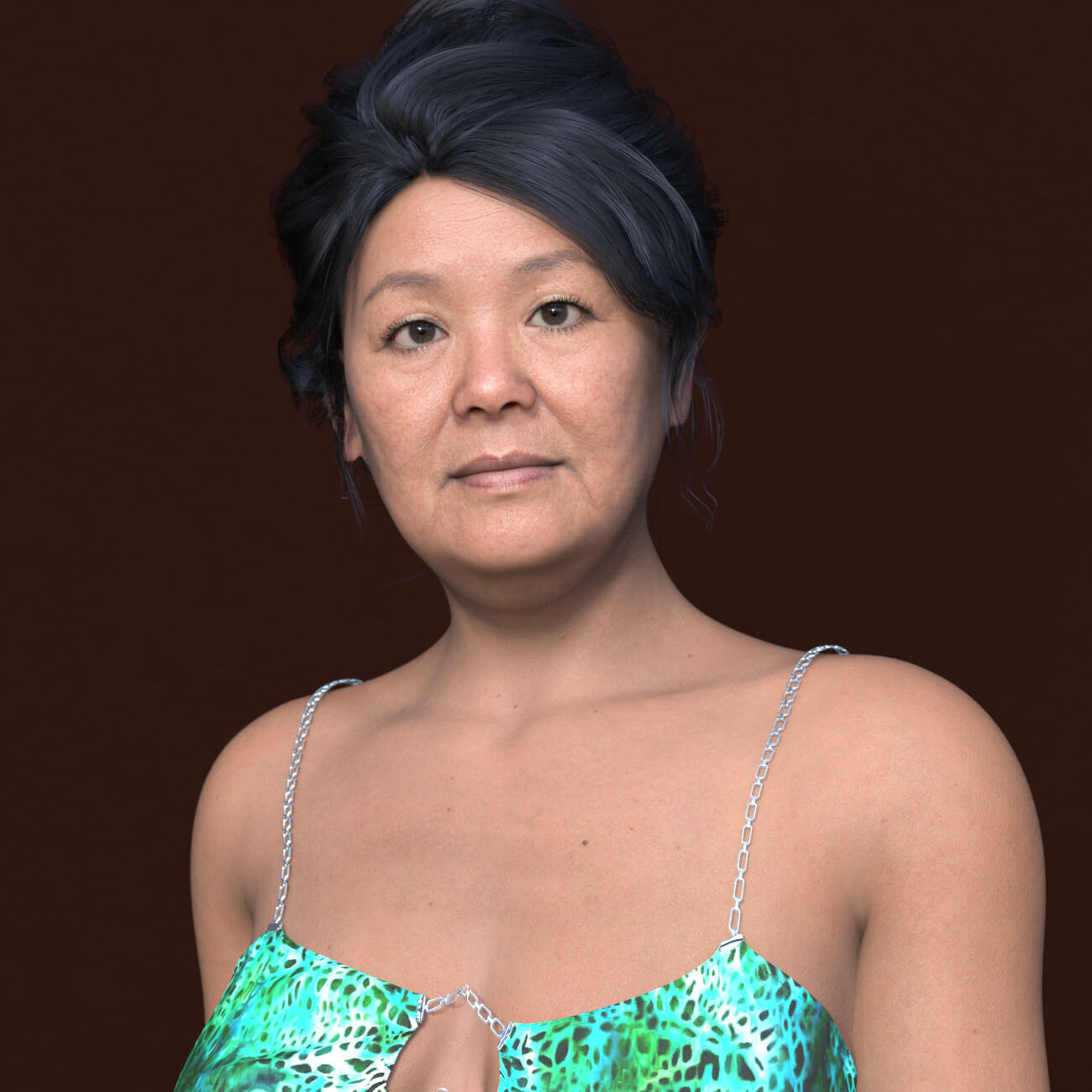 RS Ling - East Asian Genesis 9 Mature Female Daz Content