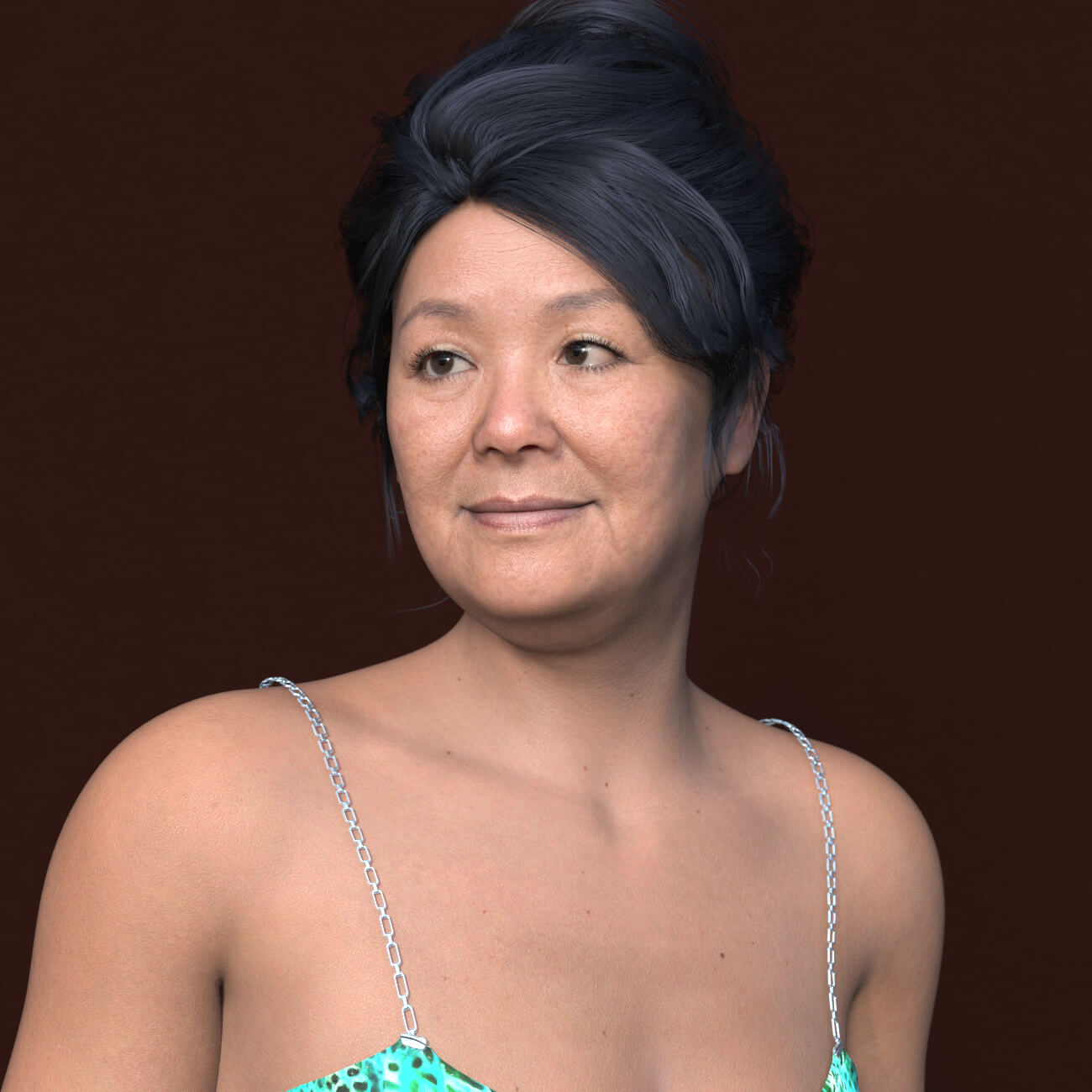 RS Ling - East Asian Genesis 9 Mature Female Daz Content