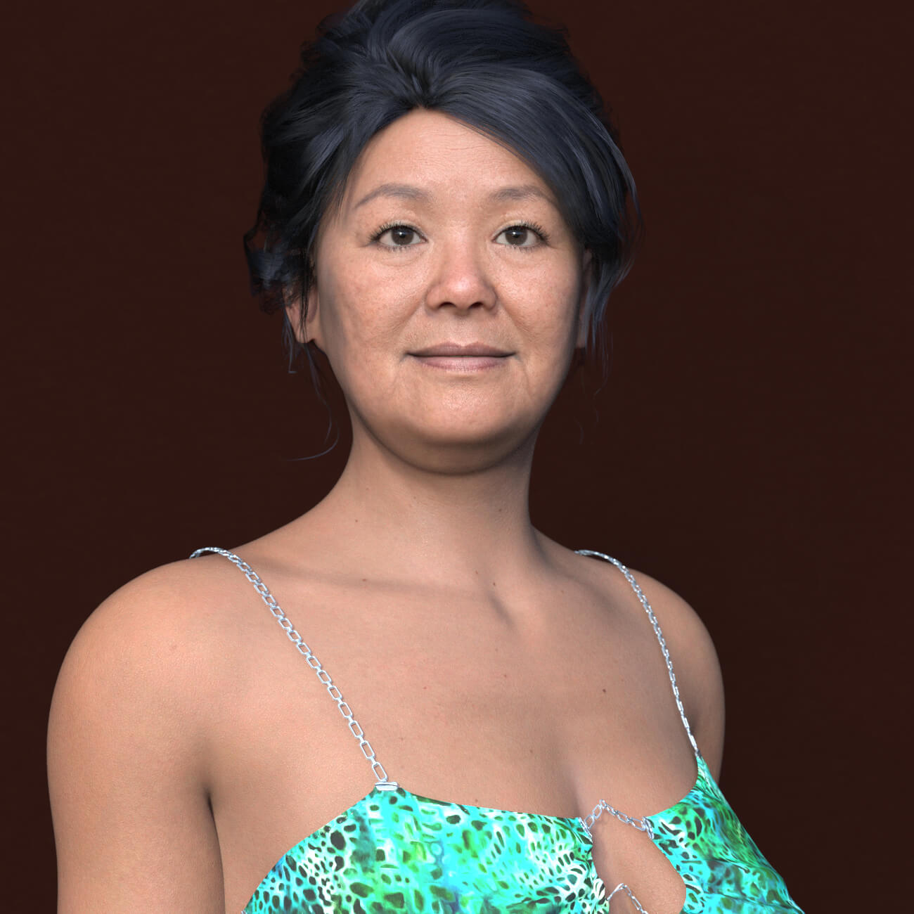 RS Ling - East Asian Genesis 9 Mature Female Daz Content
