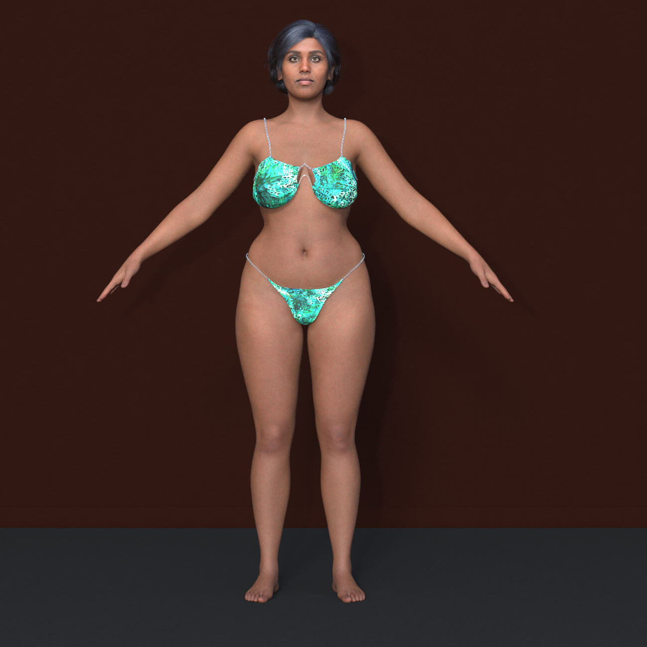 RS Lipi &ndash Indian 9 Realistic Mature Female Daz Content