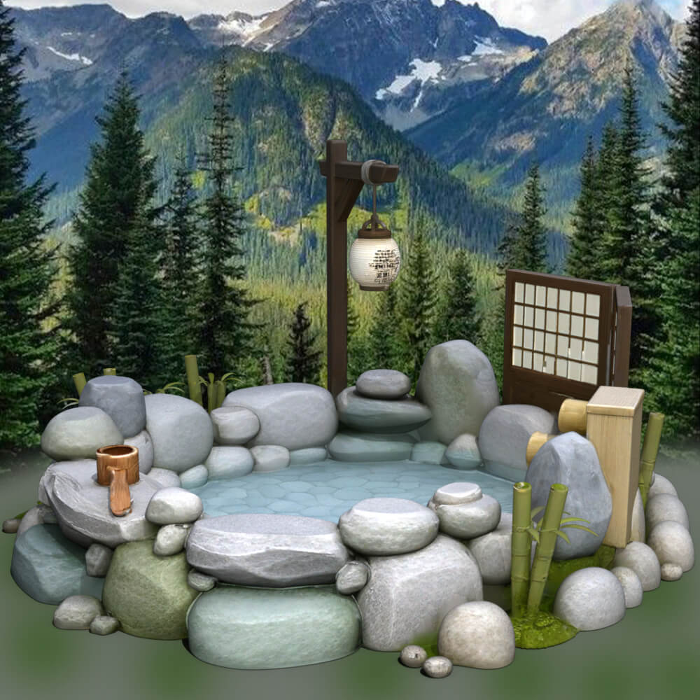 RN Hot Water Bath & 8 Poses Daz Content