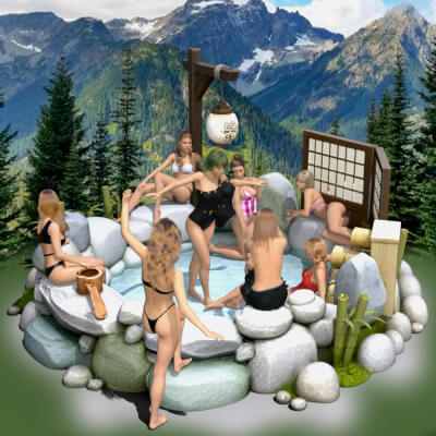 RN Hot Water Bath & 8 Poses