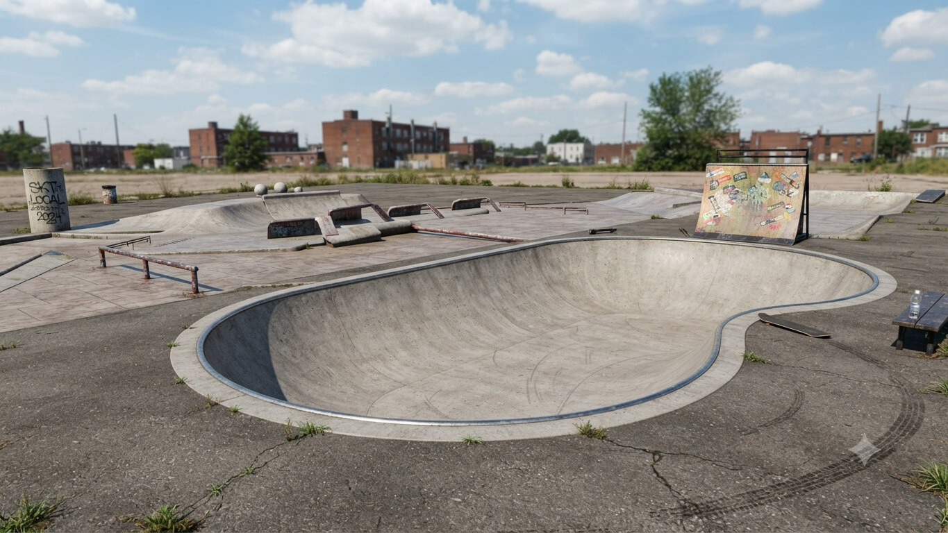 Skatepark for Daz Studio 3D Render, Digital Artwork by Rango2001