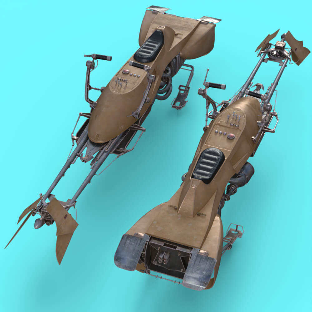 Speedbike Prop for DAZ Studio Daz Content