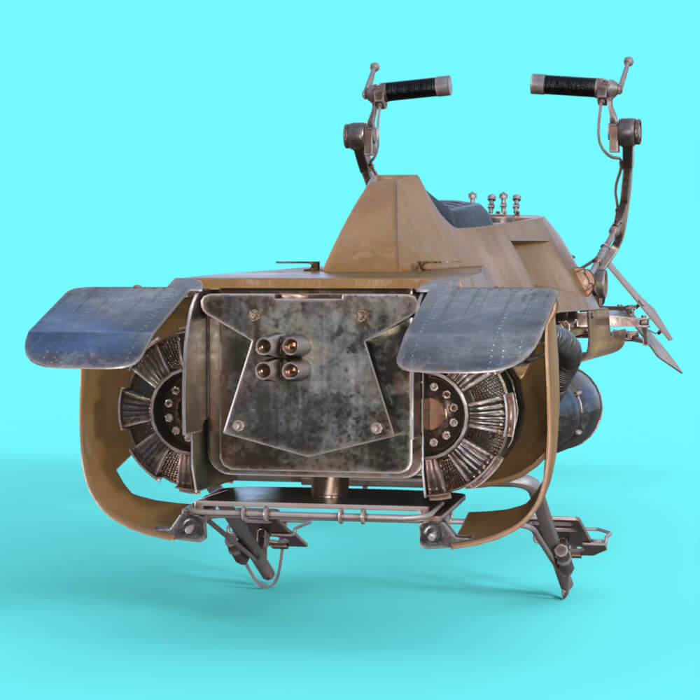 Speedbike Prop for DAZ Studio Daz Content