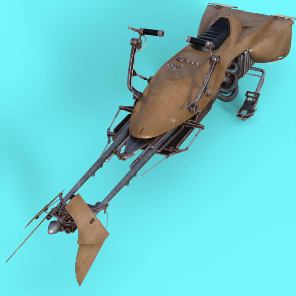 Speedbike Prop for DAZ Studio Daz Content