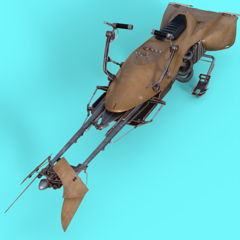 Speedbike Prop for DAZ Studio Daz Content