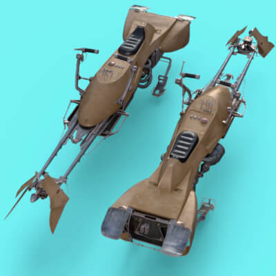 Speedbike Prop for DAZ Studio Daz Content