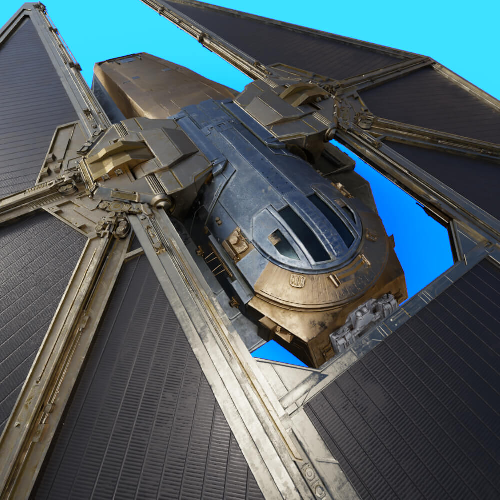 Star Wars Tie Reaper Prop for Daz Studio Daz Content