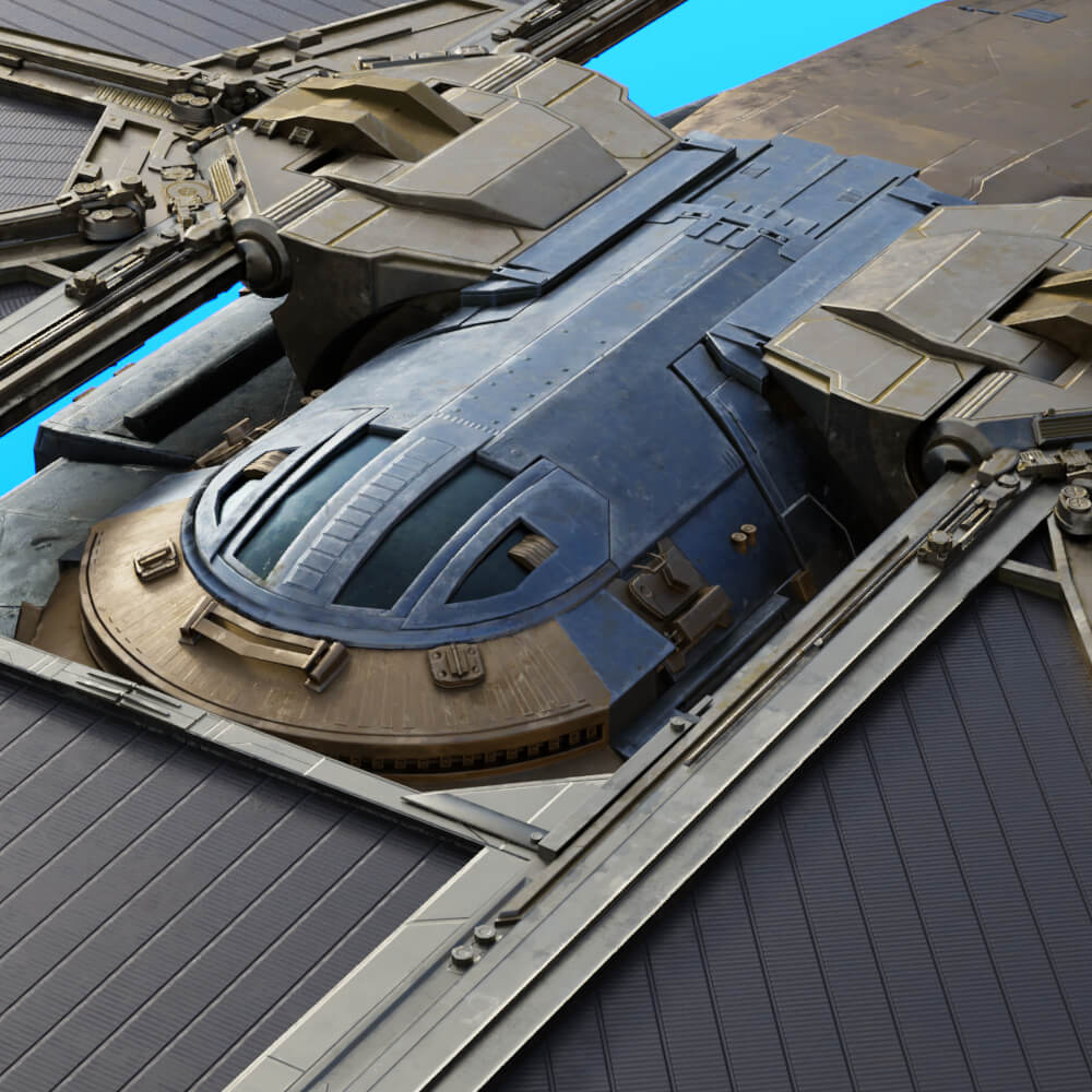 Star Wars Tie Reaper Prop for Daz Studio Daz Content