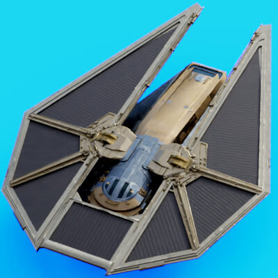 Star Wars Tie Reaper Prop for Daz Studio Daz Content