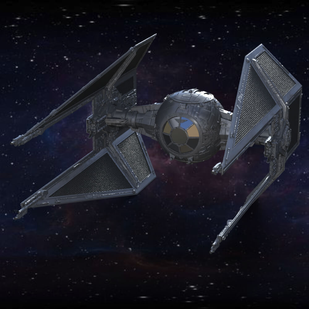 Star Wars TieInterceptor Prop for Daz Studio Daz Content