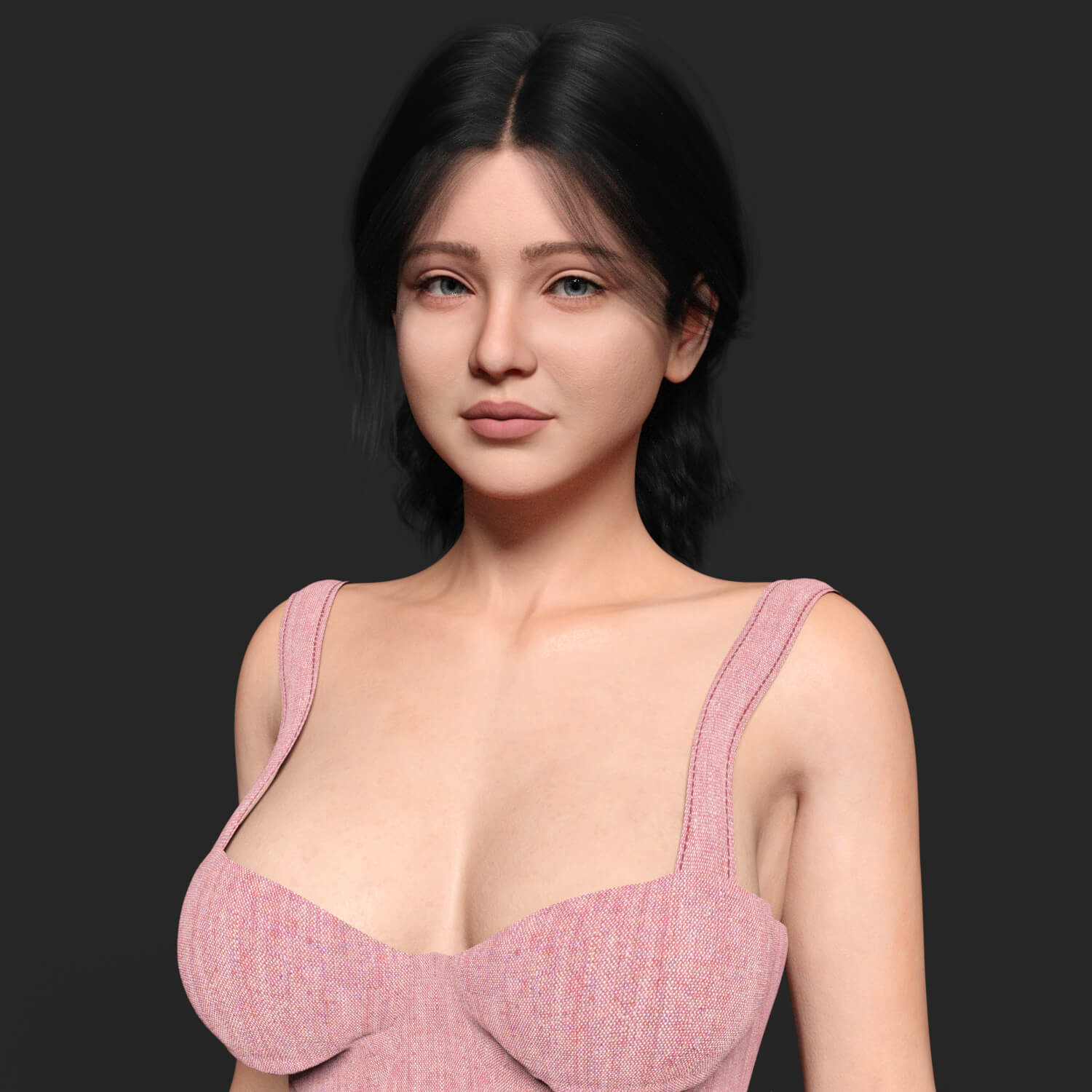 RT Milysa 3D Render, Digital Artwork by RatInTie