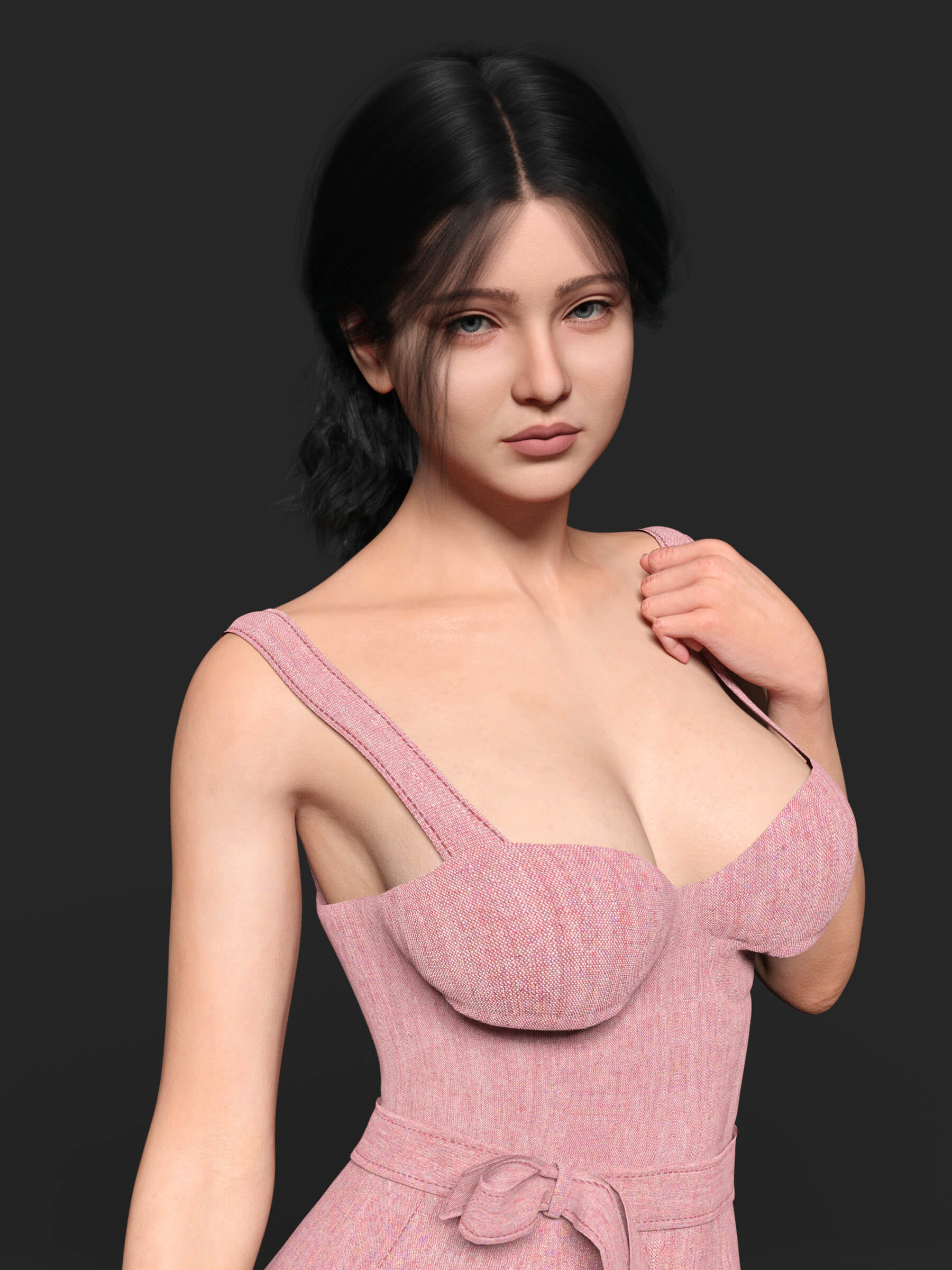 RT Milysa 3D Render, Digital Artwork by RatInTie