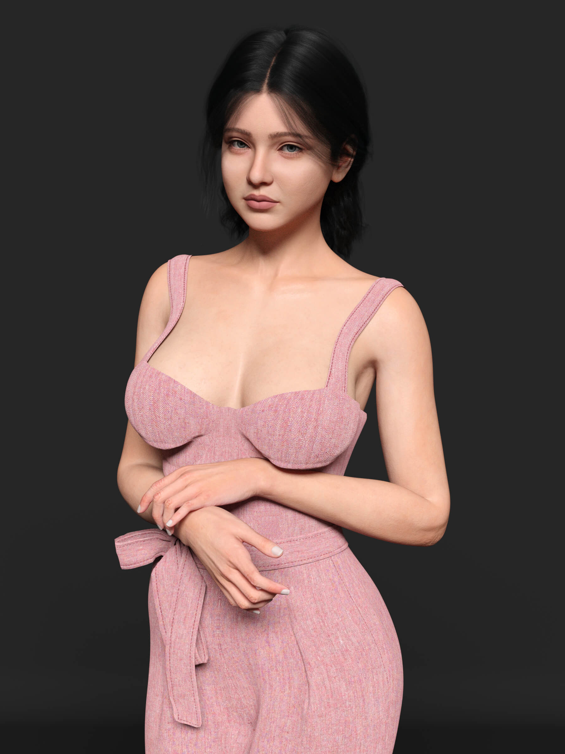 RT Milysa 3D Render, Digital Artwork by RatInTie