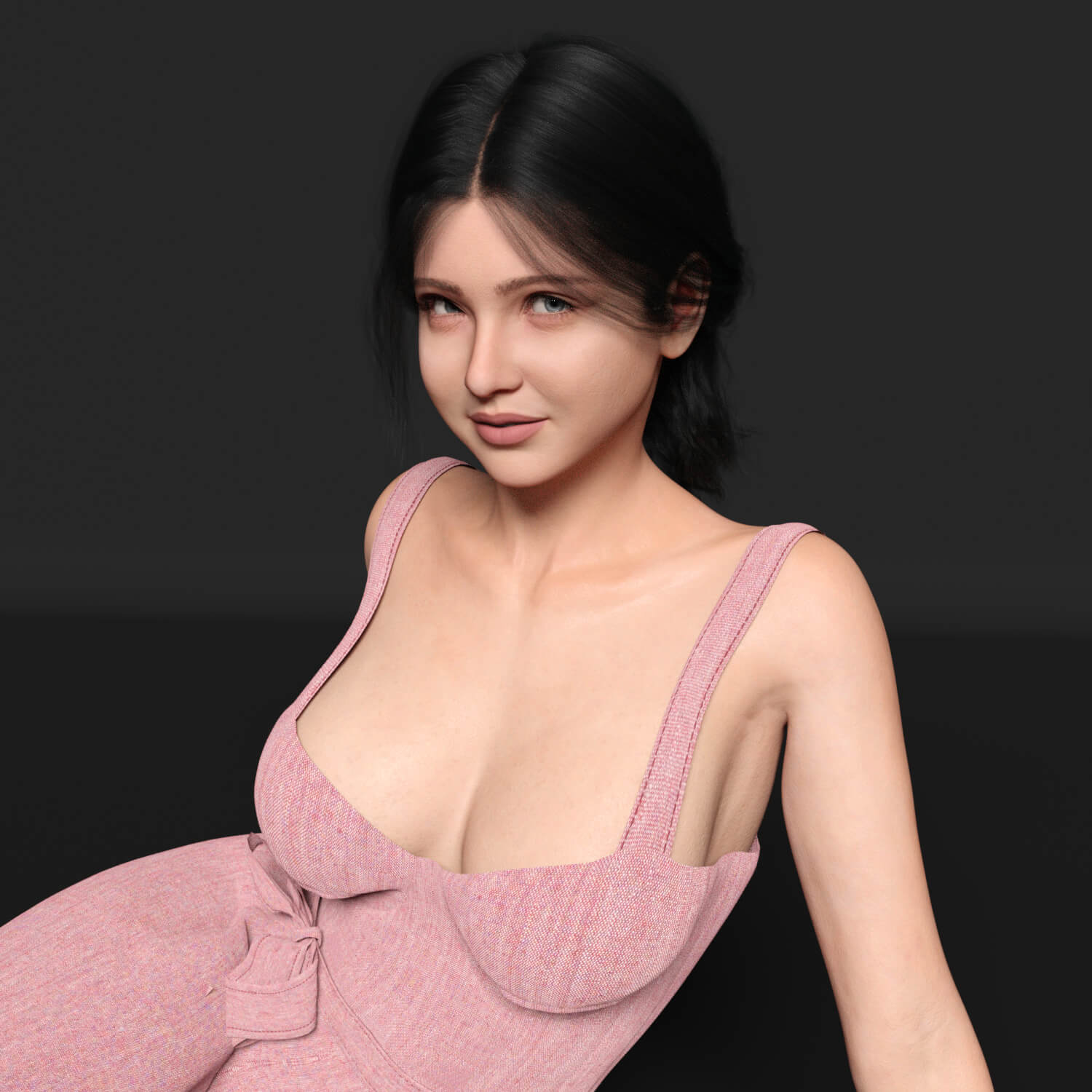 RT Milysa 3D Render, Digital Artwork by RatInTie