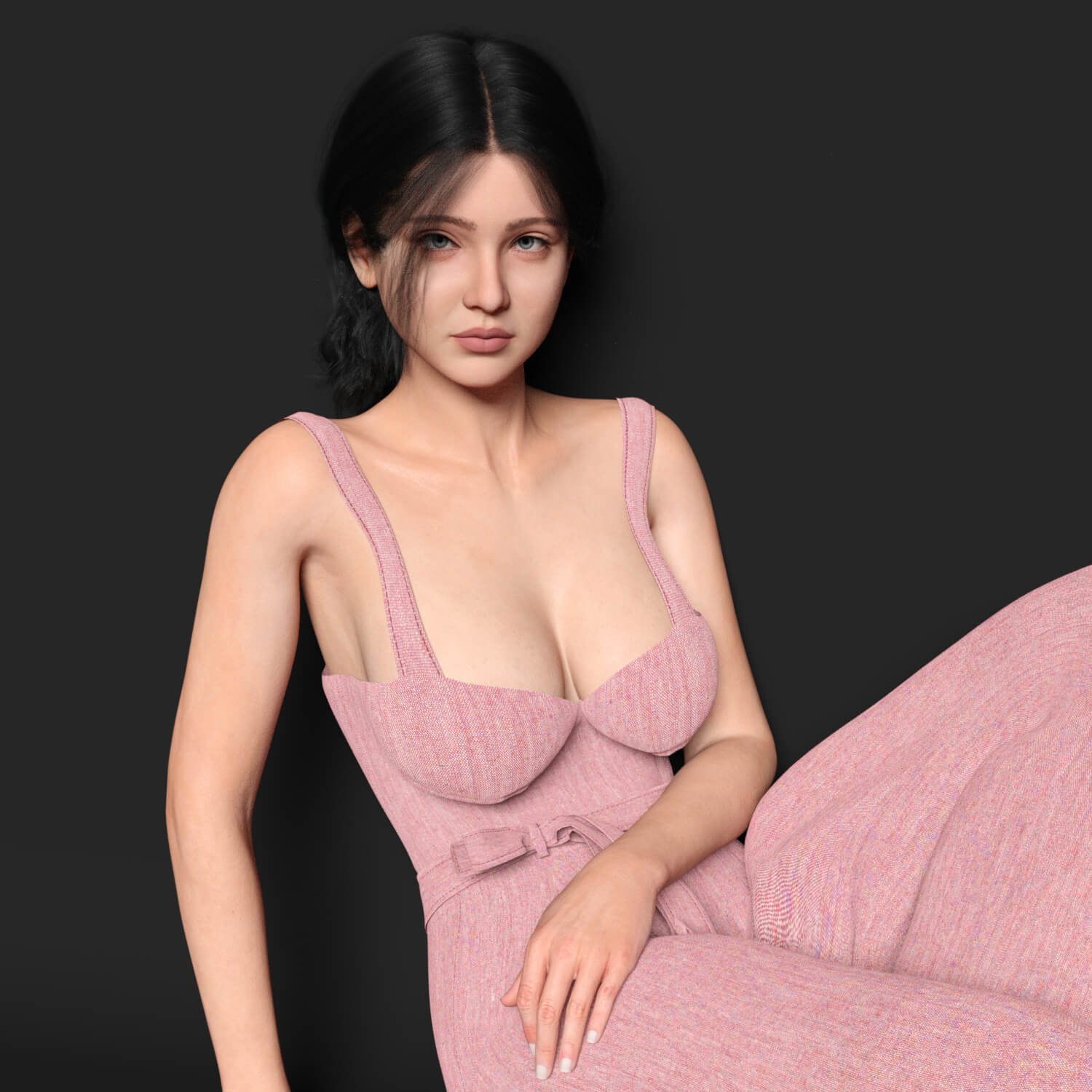 RT Milysa 3D Render, Digital Artwork by RatInTie