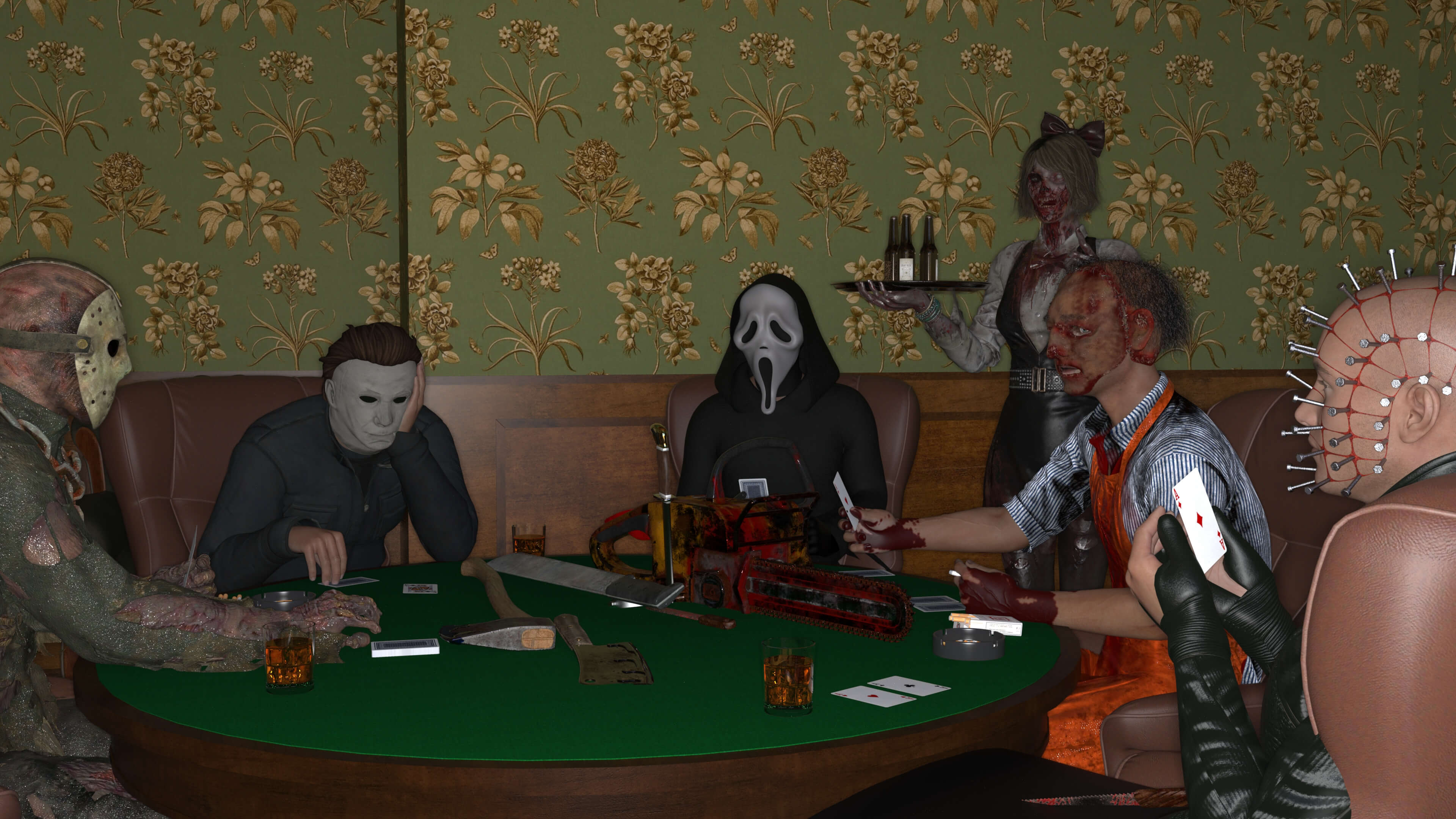 Winner Takes All 3D Render, Digital Artwork by Razzel2