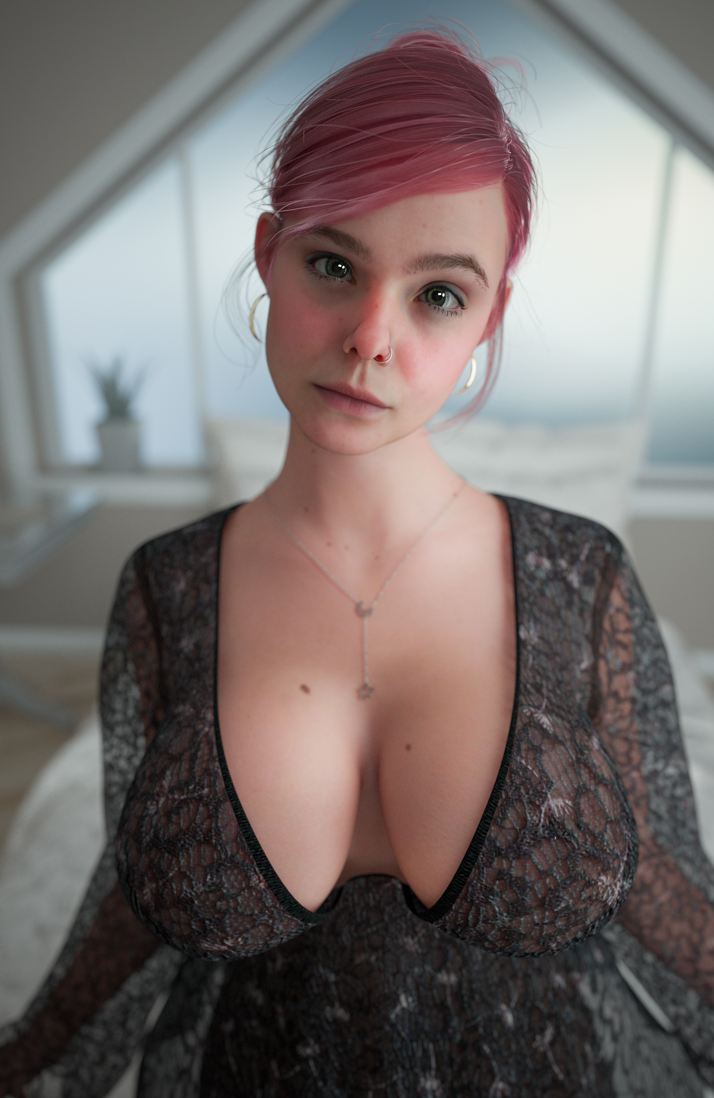 Natural Boob Shapes for G8f and G9 3D Render, Digital Artwork by rdaughterdaz