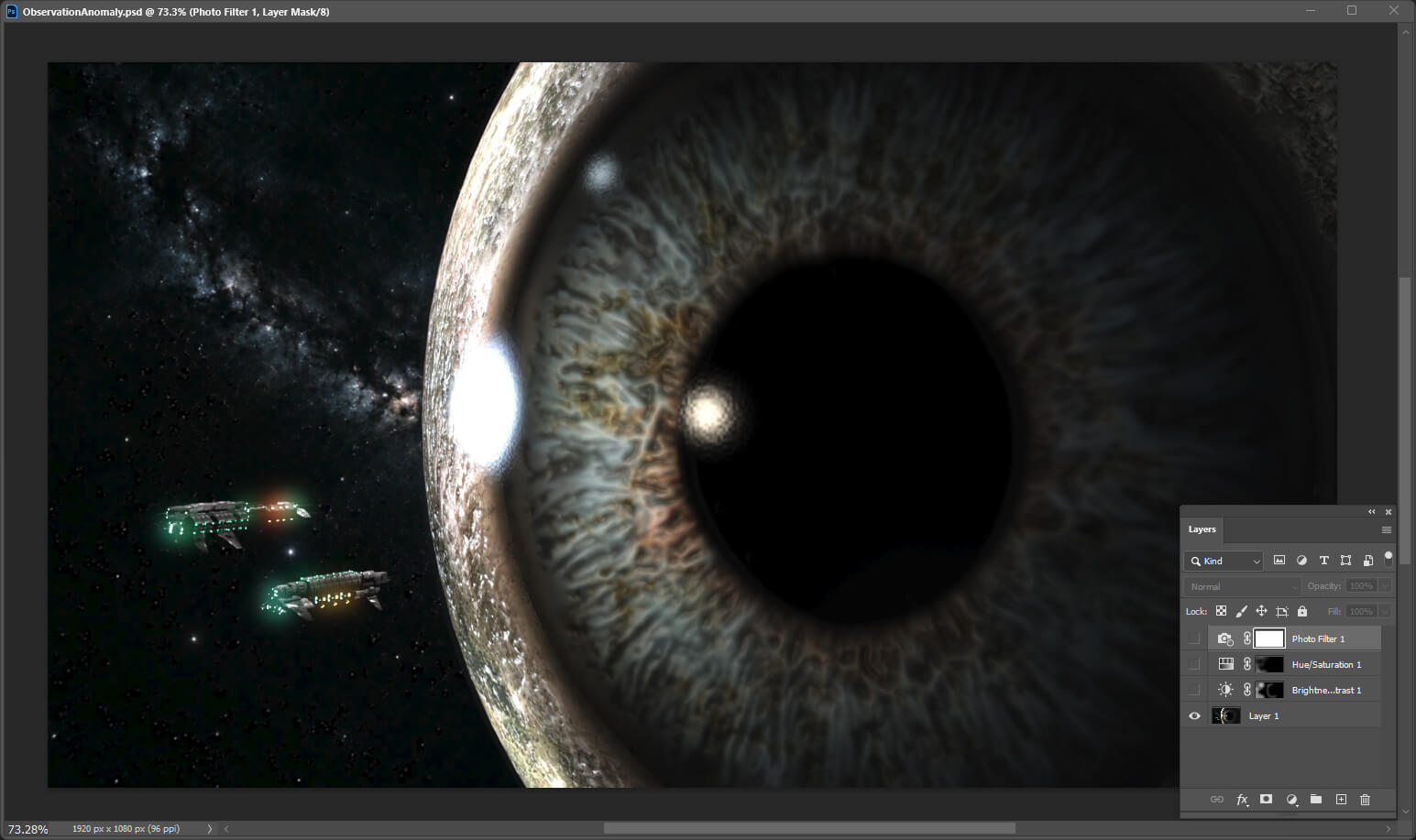 Observation Anomaly 3D Render, Digital Artwork by Red Two