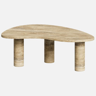 Alba-Travertine Coffee Table