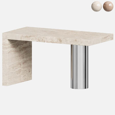 Anna Travertine Dining Table