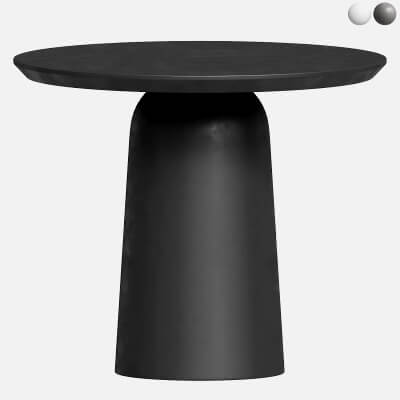 Chaplin Outdoor Dining Table Round Concrete