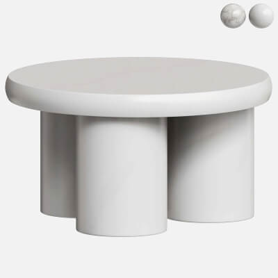 Daisy Round Mgo Outdoor Coffee Table