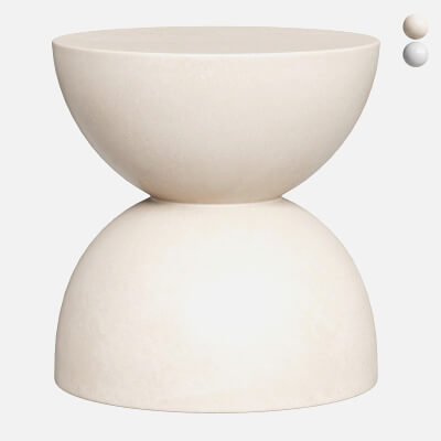 Nava Indoor and Outdoor Round Side Table