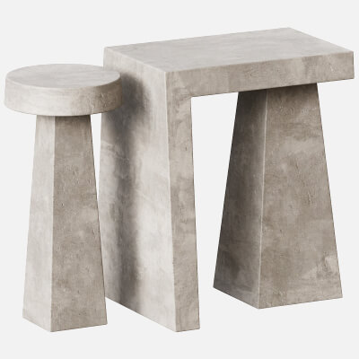 Outdoor Round Side Table