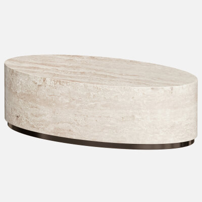 Signature Designs Cassio Oval Cocktail Table