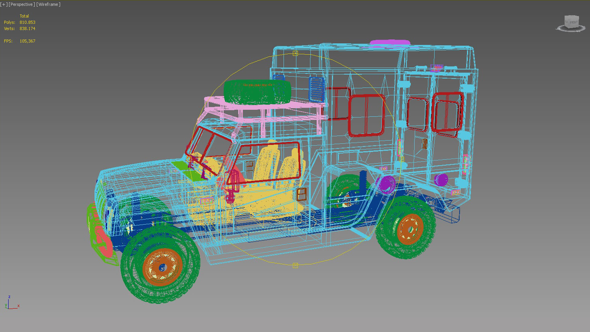 BAIC Warrior Ambulance Version 3D Model