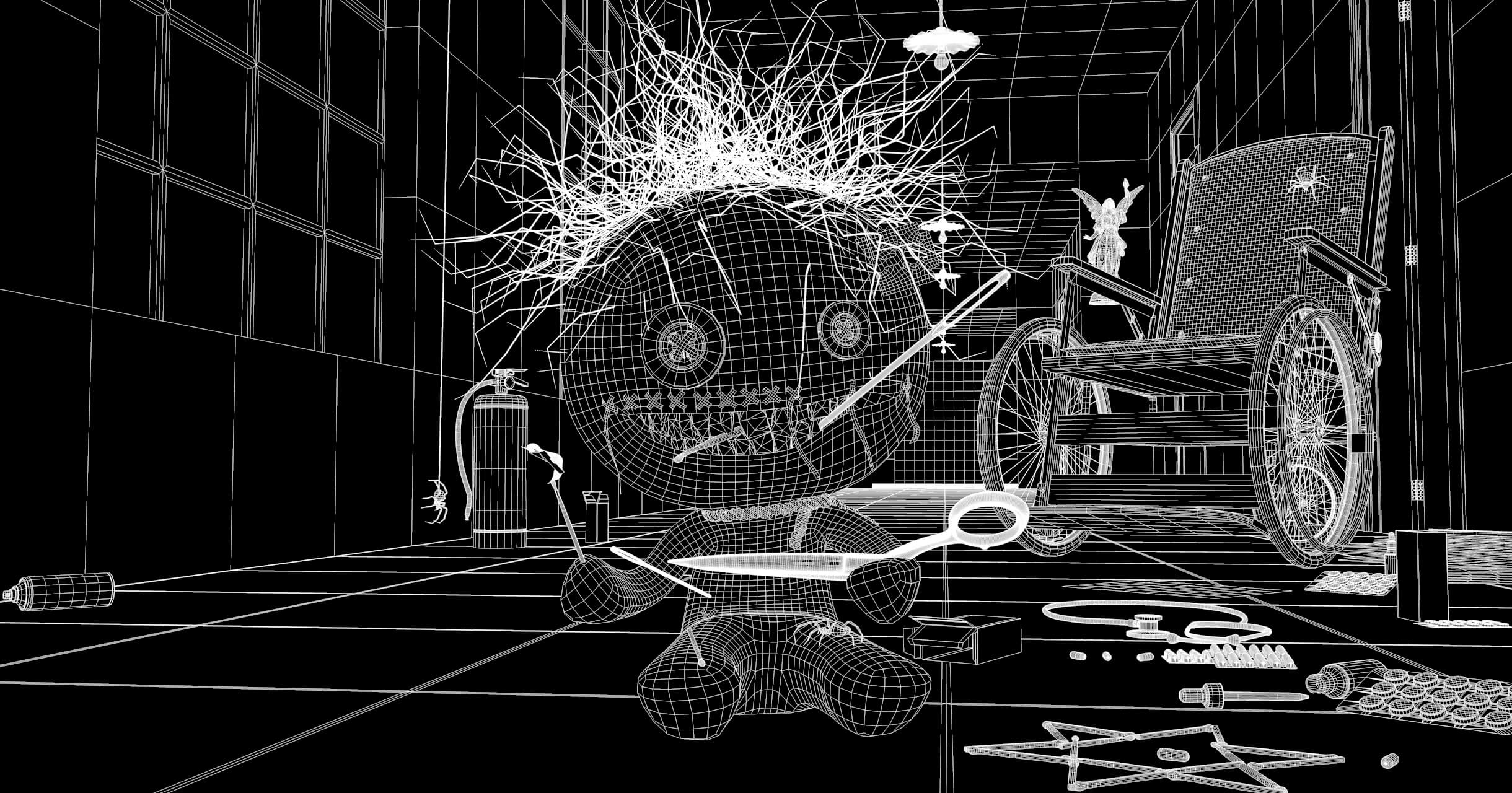 Woodoo Feel 3D Render, Digital Artwork by renatodalle