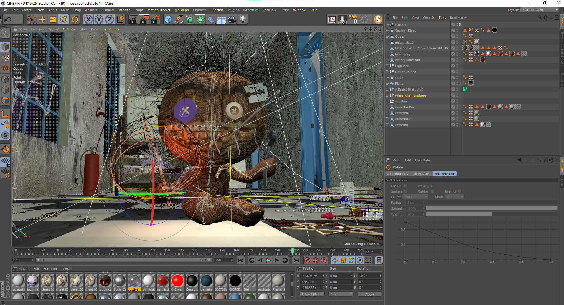 Woodoo Feel 3D Render, Digital Artwork by renatodalle