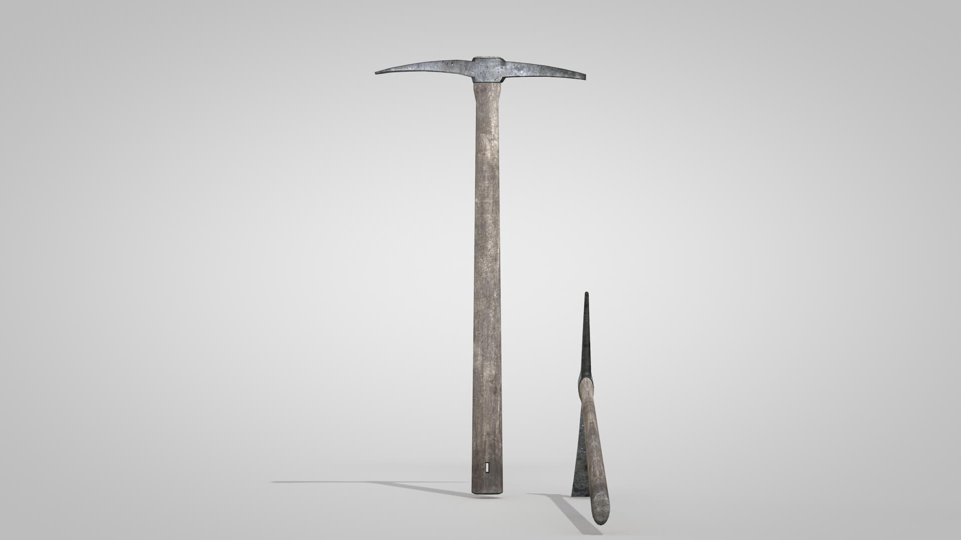 Old Pickaxe Tools 3D Model