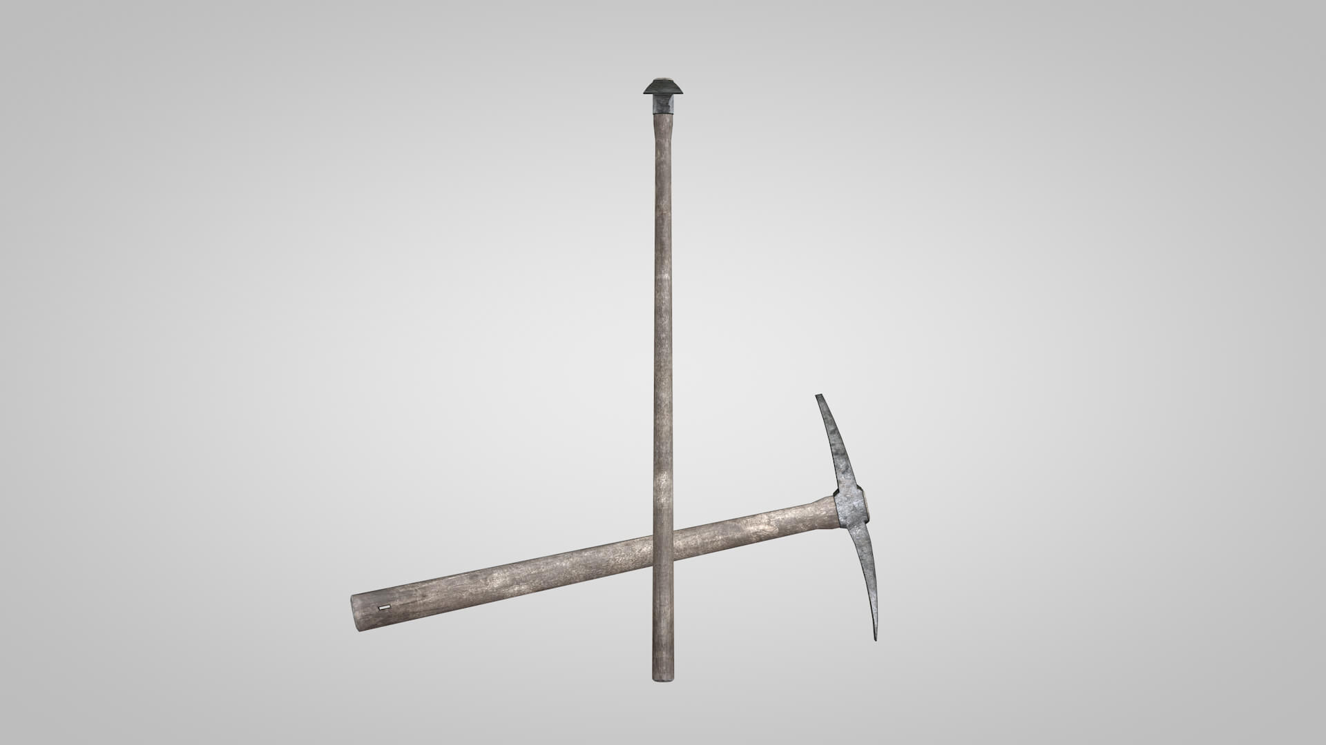 Old Pickaxe Tools 3D Model