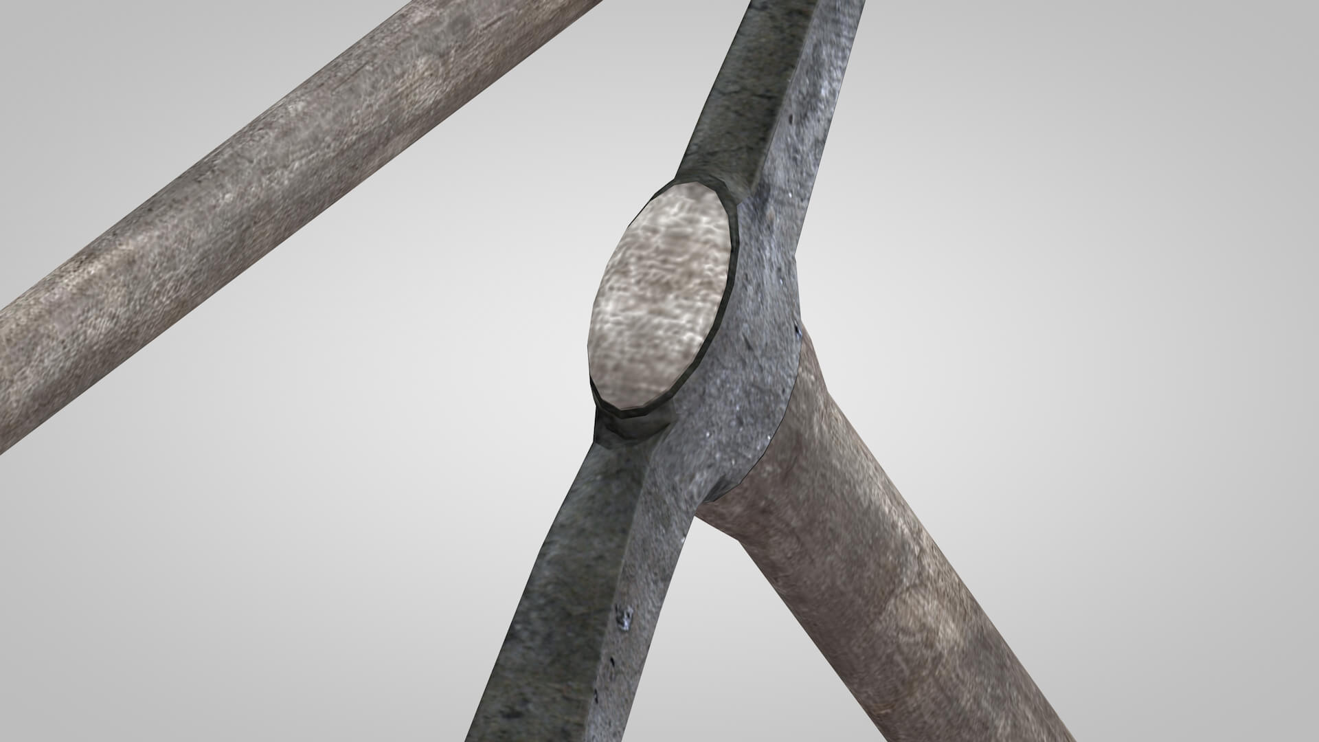 Old Pickaxe Tools 3D Model