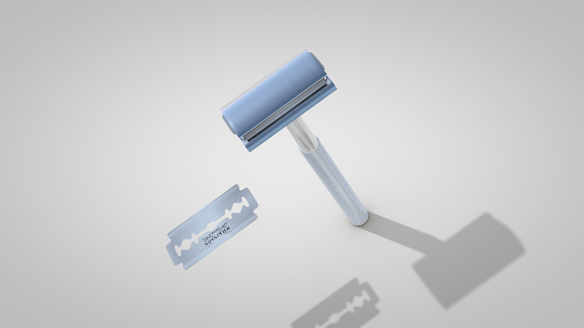 Retro Blade Shaving 3D Model