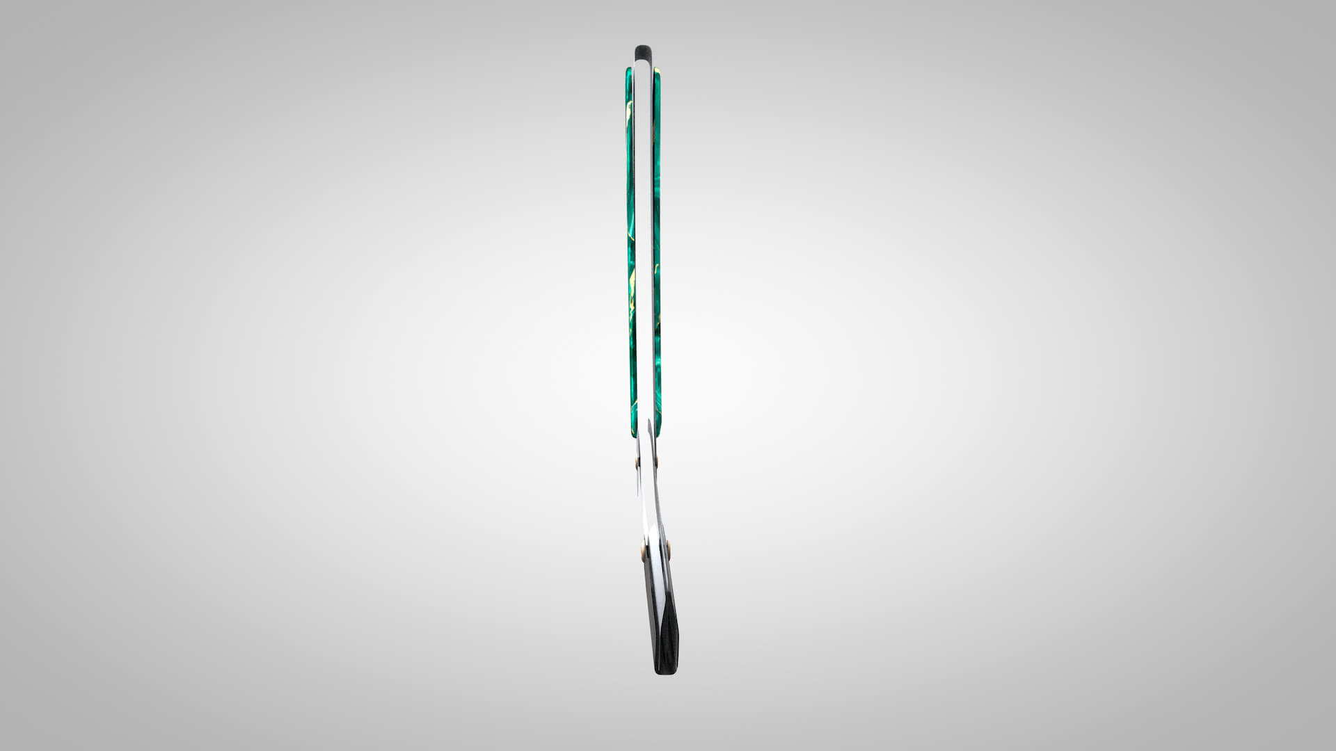 Straight Razor with Blade 3D Model