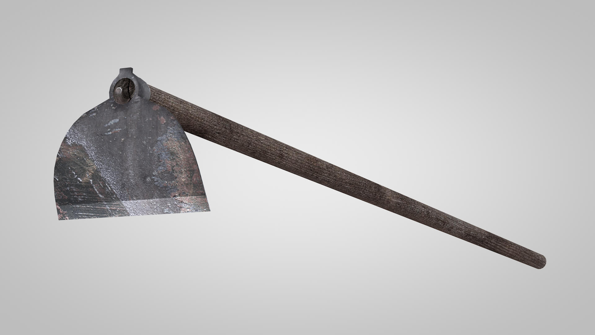 Tools Hoe Old 3D Model